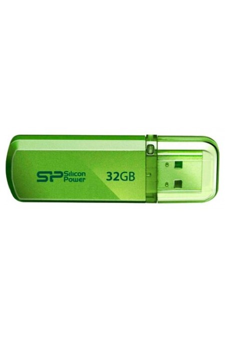 Флешка Silicon Power Helios 101 32GB (SP032GBUF2101V1N) (яблочно-зеленый) 1