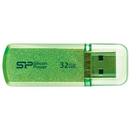 Флешка Silicon Power Helios 101 32GB (SP032GBUF2101V1N) (яблочно-зеленый) 3