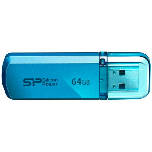 Флешка Silicon Power Helios 101 64GB (SP064GBUF2101V1B) (лазоревый) 1