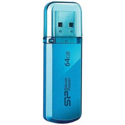 Флешка Silicon Power Helios 101 64GB (SP064GBUF2101V1B) (лазоревый)