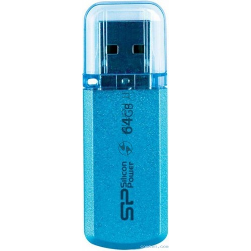 Флешка Silicon Power Helios 101 64GB (SP064GBUF2101V1B) (лазоревый) 5
