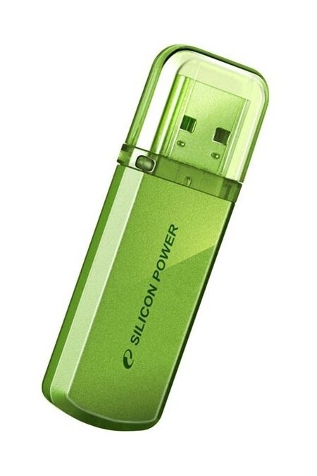 Флешка Silicon Power Helios 101 64GB (SP064GBUF2101V1N) (яблочно-зеленый) 