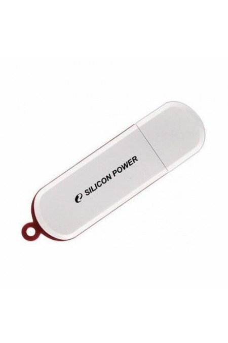 Флешка Silicon Power LuxMini 320 64GB (SP064GBUF2320V1W) (белый/красный) 