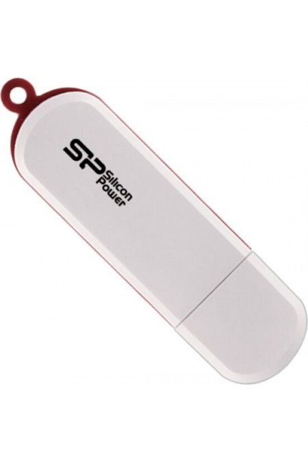 Флешка Silicon Power LuxMini 320 64GB (SP064GBUF2320V1W) (белый/красный) 2
