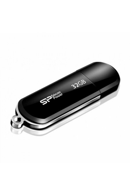 Флешка Silicon Power LuxMini 322 USB2.0 32GB (SP032GBUF2322V1K) (черный) 