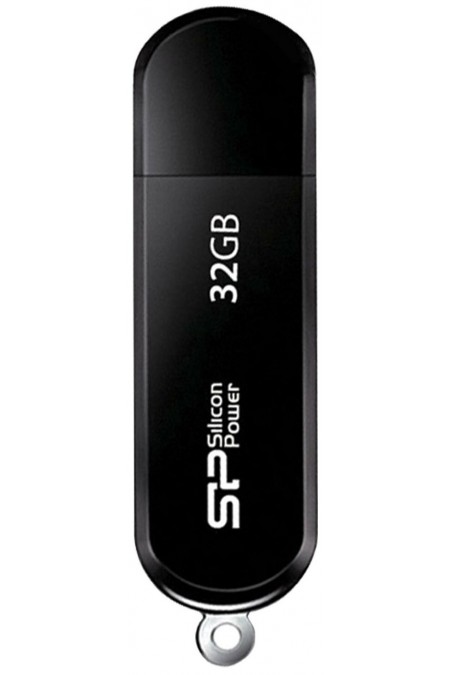 Флешка Silicon Power LuxMini 322 USB2.0 32GB (SP032GBUF2322V1K) (черный) 1