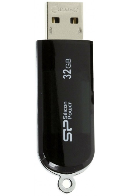 Флешка Silicon Power LuxMini 322 USB2.0 32GB (SP032GBUF2322V1K) (черный) 2