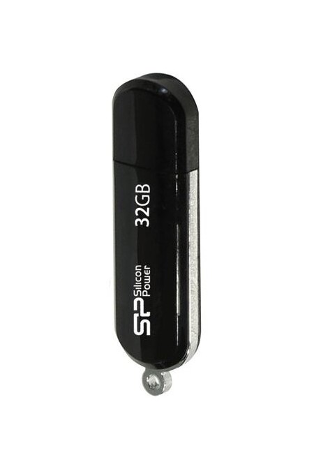 Флешка Silicon Power LuxMini 322 USB2.0 32GB (SP032GBUF2322V1K) (черный) 3