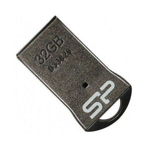 Флешка Silicon Power Touch T01 SP032GBUF2T01V1K USB2.0 32GB (черный/серебристый) 