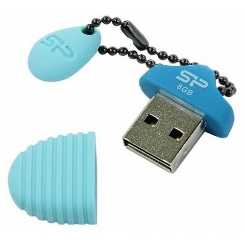 Флешка Silicon Power Touch T30 8GB (SP008GBUF2T30V1B) (голубой) 3