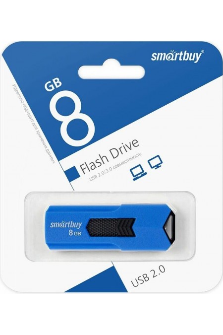Флешка SMARTBUY 8GB USB 2.0 (SB8GBST-B) (синий) 3