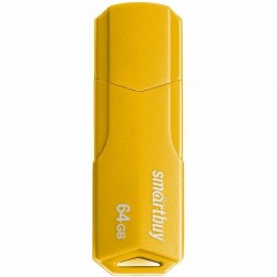 Флешка SmartBuy CLUE 64GB (SB64GBCLU-Y) (желтый)