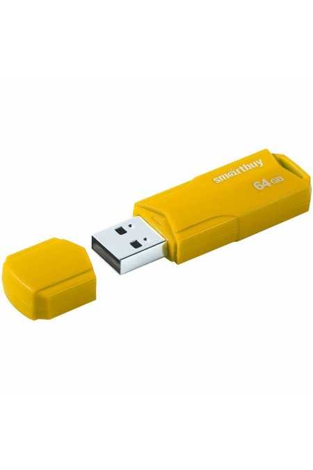 Флешка SmartBuy CLUE 64GB (SB64GBCLU-Y) (желтый) 1