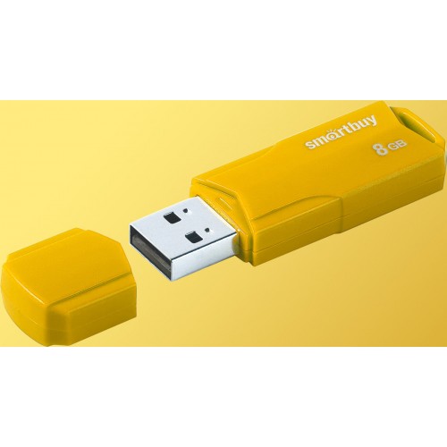 Флешка SmartBuy CLUE 8GB (SB8GBCLU-Y) (желтый) 4