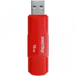 Флешка SmartBuy CLUE UFD 2.0 16GB (SB16GBCLU-R) (красный)