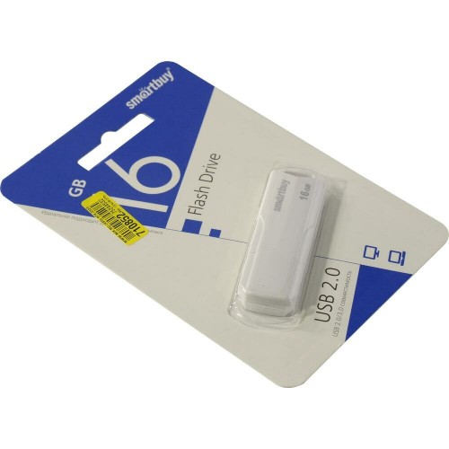 Флешка SmartBuy CLUE UFD 2.0 16GB (SB16GBCLU-W) (белый) 2