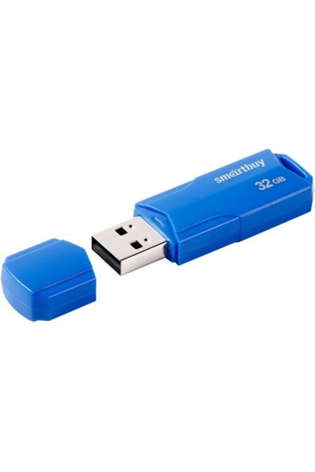 Флешка SmartBuy CLUE UFD 2.0 32GB (SB32GBCLU-BU) (синий) 