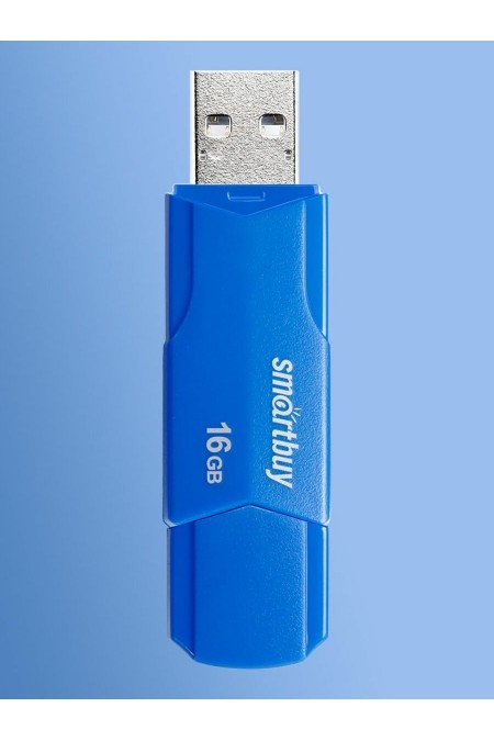 Флешка SmartBuy CLUE USB 2.0 16GB (SB16GBCLU-BU) (синий) 6
