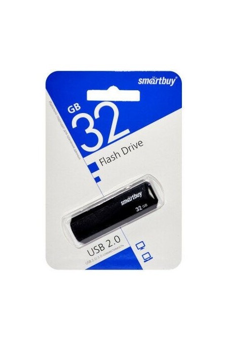 Флешка SMARTBUY CLUE USB 2.0 32GB (SB32GBCLU-K) (черный) 