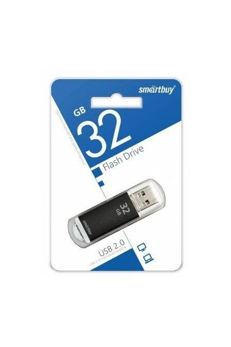Флешка SMARTBUY CLUE USB 2.0 32GB (SB32GBCLU-K) (черный) 1
