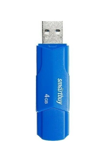 Флешка SmartBuy CLUE USB 2.0 4GB (SB4GBCLU-BU) (синий) 2