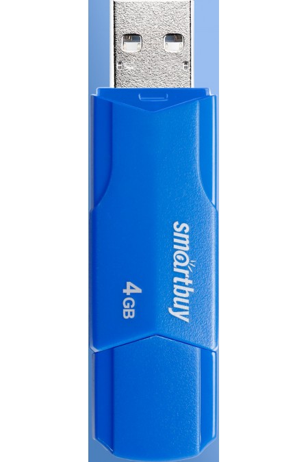 Флешка SmartBuy CLUE USB 2.0 4GB (SB4GBCLU-BU) (синий) 4