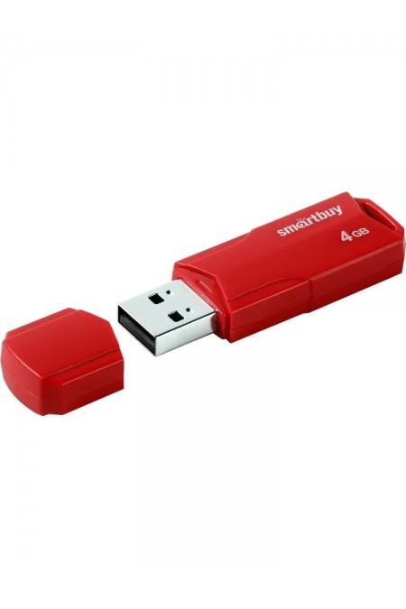 Флешка SmartBuy CLUE USB 2.0 4GB (SB4GBCLU-R) (красный) 3