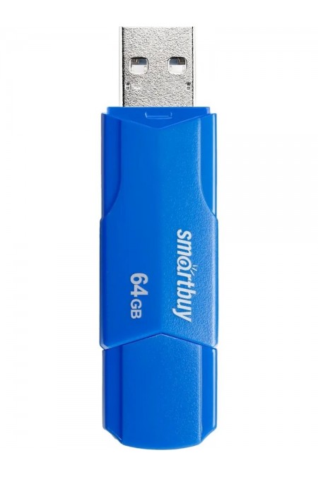 Флешка SMARTBUY CLUE USB 2.0 64GB (SB64GBCLU-BU) (синий) 3
