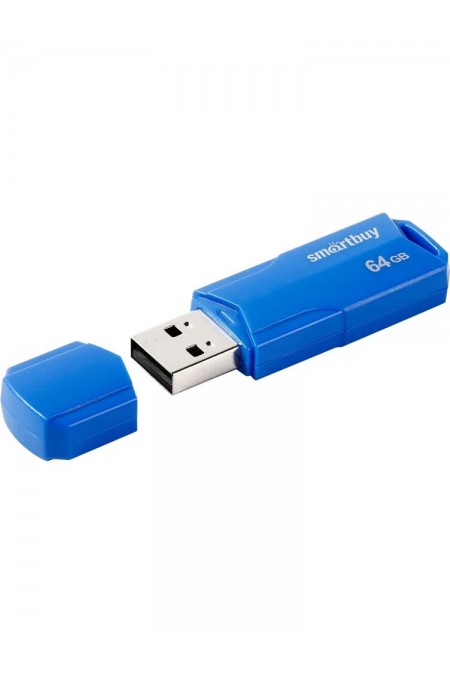 Флешка SMARTBUY CLUE USB 2.0 64GB (SB64GBCLU-BU) (синий) 5