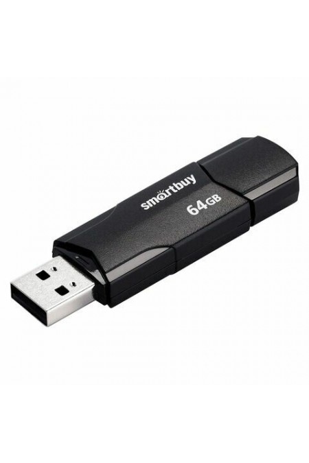 Флешка SMARTBUY CLUE USB 2.0 64GB (SB64GBCLU-K) (черный) 1