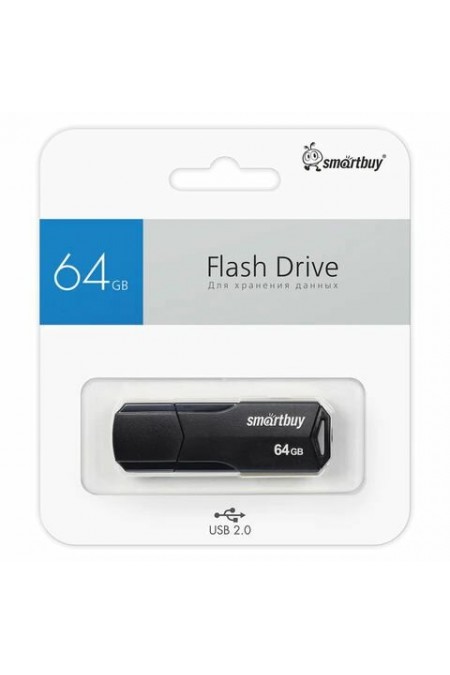 Флешка SMARTBUY CLUE USB 2.0 64GB (SB64GBCLU-K) (черный) 5