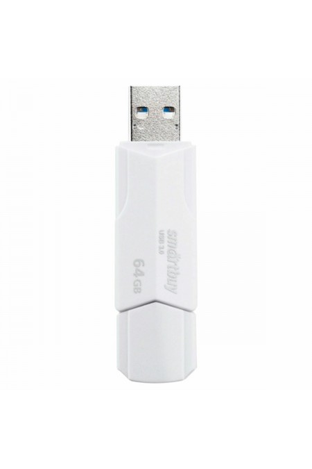 Флешка SmartBuy CLUE USB 2.0 64GB (SB64GbCLU-W) (белый) 
