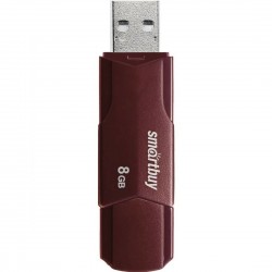 Флешка SMARTBUY CLUE USB 2.0 8GB (SB8GBCLU-BG) (буругунди)