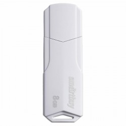 Флешка SMARTBUY CLUE USB 2.0 8GB (SB8GBCLU-W) (белый)