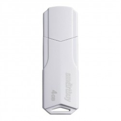 Флешка SmartBuy CLUE USB2.0 4GB (SB4GBCLU-W) (белый)