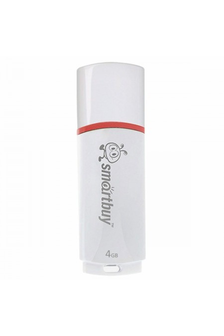 Флешка SmartBuy Crown USB 2.0 4GB (SB4GBCRW-W) (белый) 