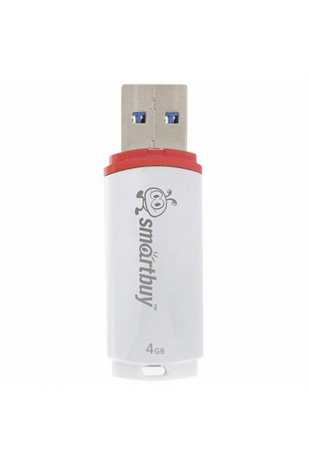 Флешка SmartBuy Crown USB 2.0 4GB (SB4GBCRW-W) (белый) 1