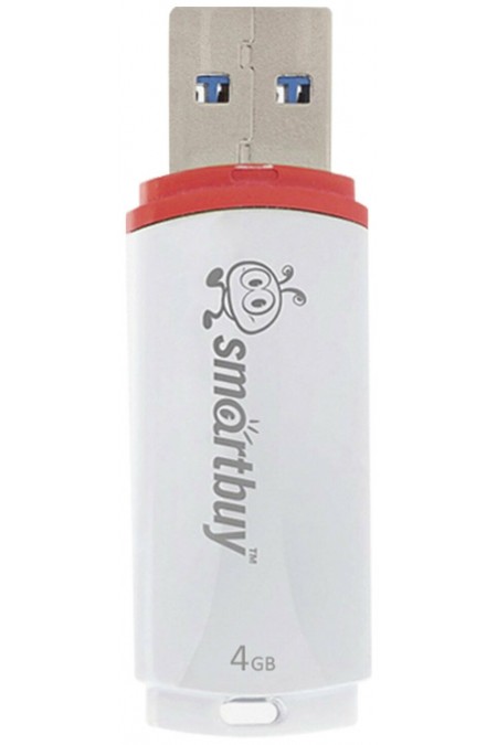Флешка SmartBuy Crown USB 2.0 4GB (SB4GBCRW-W) (белый) 3