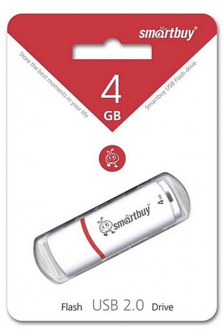 Флешка SmartBuy Crown USB 2.0 4GB (SB4GBCRW-W) (белый) 9