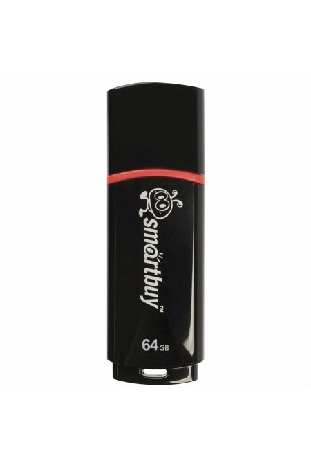 Флешка Smartbuy Crown USB 2.0 64GB (SB64GBCRW-K) (черный) 