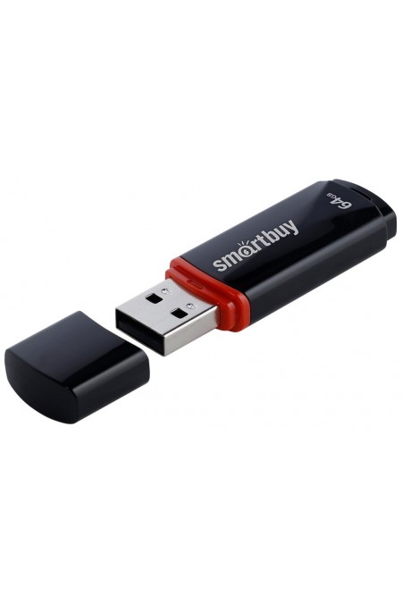 Флешка Smartbuy Crown USB 2.0 64GB (SB64GBCRW-K) (черный) 2