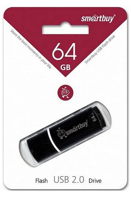 Флешка Smartbuy Crown USB 2.0 64GB (SB64GBCRW-K) (черный) 6
