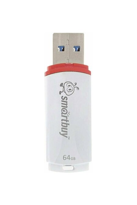 Флешка Smartbuy Crown USB 2.0 64GB (SB64GBCRW-W) (белый) 1