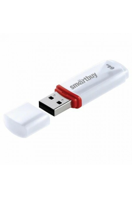Флешка Smartbuy Crown USB 2.0 64GB (SB64GBCRW-W) (белый) 3