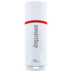 Флешка SmartBuy Crown USB2.0 16GB (SB16GBCRW-W) (белый)