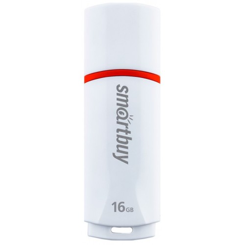 Флешка SmartBuy Crown USB2.0 16GB (SB16GBCRW-W) (белый) 