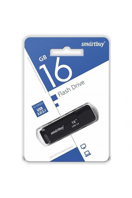 Флешка SmartBuy Dock USB 2.0 16GB (SB16GBDK-K3) (черный) 