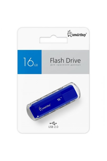 Флешка SMARTBUY Dock USB 2.0 16GB (синий) 