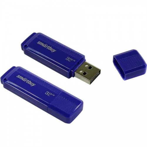 Флешка Smartbuy Dock USB 2.0 32GB (SB32GBDK-B) (синий) 1