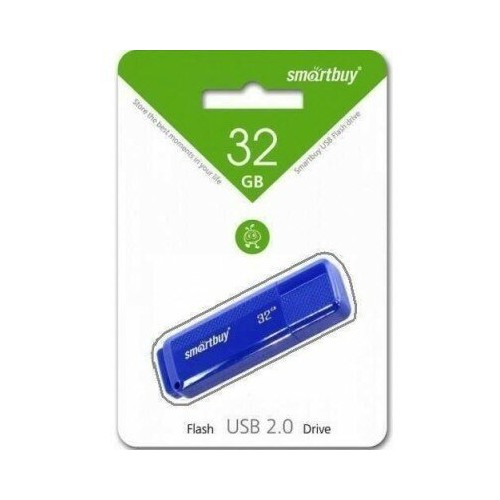 Флешка Smartbuy Dock USB 2.0 32GB (SB32GBDK-B) (синий) 6